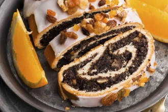 Poppy seed rolls, dessert for christmas