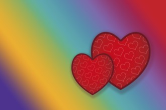Elegant decorative heart pattern design for fabric, wallpaper, gift paper, banner, cover, poster,