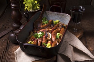 Roasted King Oyster Mushrooms