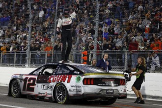 RYAN BLANEY (12) wins the Xfinity 500 at Martinsville Speedway in Ridgeway, VA, Ridgeway, United