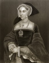 Jane Seymour, c. 1508-1537, Queen of England from 1536 to 1537 as the third wife of King Henry VIII