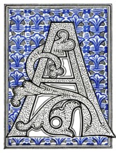 Decorated letters, Initials from the 11th century
