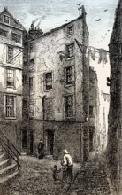 Lady Stair's Close, Lawnmarket, Edinburgh, Scotland, 17th century
