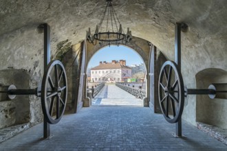 Inside the 4rd Gate of the Citadel Alba-Carolina in Alba Iulia, Romania, officially declared