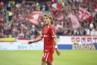 Ritsu Doan (SC Freiburg) at the match of the 1st FBL: 24-25: 1st FBL: 24-25: 7th Sptg. SC Freiburg