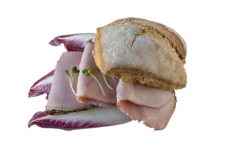 Sandwich with juniper ham