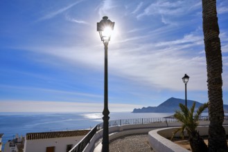 Altea white village in Alicante at Mediterranean Spain