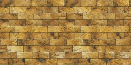 An illustration of a brick stone wall banner background seamless texture