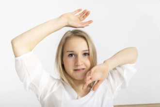 An image of a female dancer in action