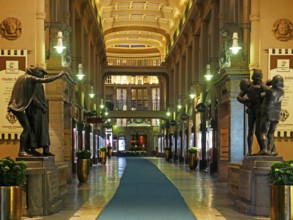 The Mädlerpassage deserted in times of lockdown 2020 Leipzig, Saxony, Germany, Europe