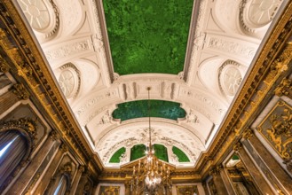 BRUSSELS ? AUGUST 06 : An interior view of the Royal Palace in Brussels, Belgium, AUGUST 06, 2014