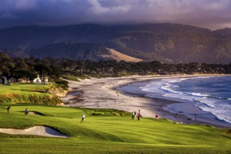 Pebble Beach golf course, Monterey, California, usa