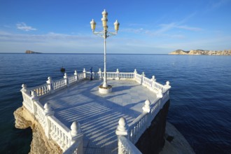 Benidorm Mirador del Castillo Mediterranean lookout point in Alicante Spain