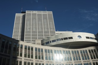 01.01.2018, Tokyo, Japan, Asia, Tokyo Metropolitan Assembly Building in the Shinjuku district of