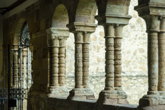 Church of San Bartolomé, Romanesque style temple, Atienza, Guadalajara Province, Castilla-La