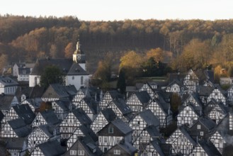 Freudenberg, the old town centre built entirely in half-timbered construction