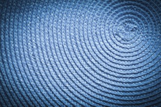 Texture of blue curled surface
