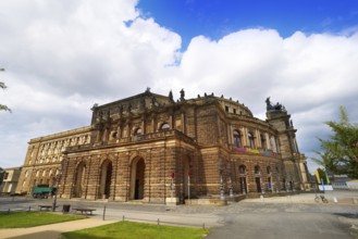 Dresden Semperoper opera theater in Germany