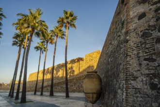Royal Castle and Walls, main historic landmark of Ceuta in Spain, North Africa