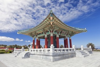 Korean Bell of Friendship pagoda in San Pedro, California