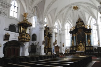 Former Jesuit church in Straubing with high altar