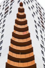 Architecture, view on a modern building, Montreal, Province of Quebec, Canada, North America