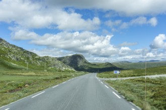 Fascinating natural landscape in Jotunheimen in the summertime in Norway. Great natural landscape