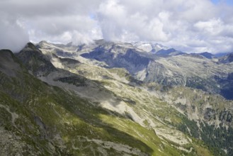 View from Gmeineck, Hohe Tauern National Park, Carinthia, Austria, Europe