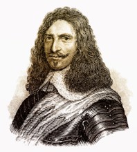 Portrait of Henri de la Tour d'Auvergne, Vicomte de Turenne, 1611 - 1675, Marshal General of