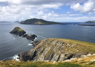 Dunmore Head at Slea Head Drive, one of Irelands most scenic routes, Dingle peninsula, Kerry,