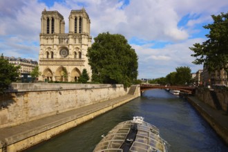 Notre Dame cathedral in Paris France French Gothic architecture