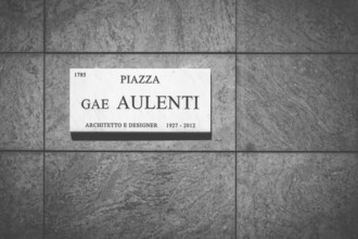 Piazza Gae Aulenti square in Milan, ITALY - June 2, 2019