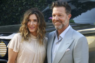 Kelly McCormick and David Leitch at the Los Angeles premiere of 'The Fall Guy' held at the Dolby