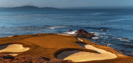 Pebble Beach golf course, Monterey, California, usa