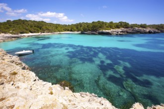 Menorca Cala en Turqueta Ciutadella turquoise Mediterranean at Balearic islands