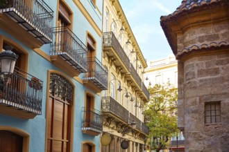 Valencia Downtown near Sant Vicent street at Spain