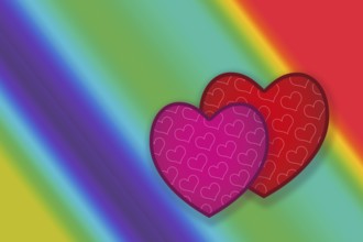 Elegant decorative heart pattern design for fabric, wallpaper, gift paper, banner, cover, poster,