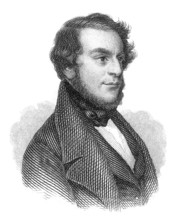 Portrait of Johann Gabriel Seidl, 1804 - 1875, Austrian archeologist, poet, storyteller and