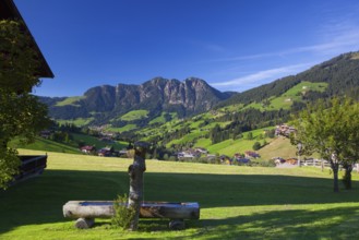 The village of Inneralpbach in Alpbach Valley, Austria, Tirol, Europe