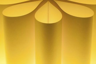 Abstract background image of pattern made by curved paper