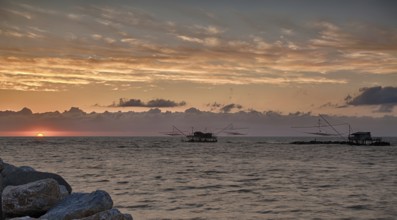 Sunset in Marina di Pisa