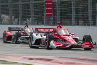 MARCUS ERICSSON (8) of Kumla, Sweden runs through the streets during the Honda Indy Toronto in