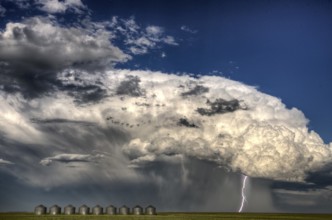 Storm Clouds Canada warning ominous skies Saskatchewan