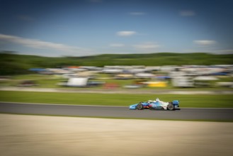 JOSEF NEWGARDEN (2) of Nashville, Tennessee practices for the XPEL Grand Prix at Road America in