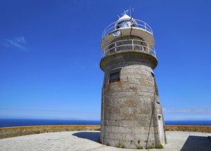 Islas Cies islands lighthouse Faro Cies in Vigo of Galicia