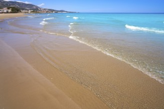Romana beach playa in Alcossebre also Alcoceber in Castellon of Spain
