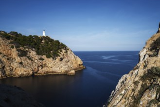 A view of the Punta de Capdepera and the lighthouse in eastern Mallorca