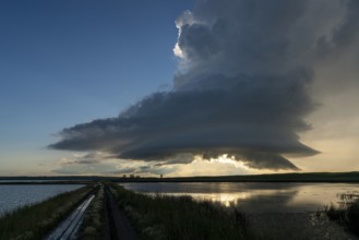 Summer Storms in the Canadian Prairies Dramatic Scenes