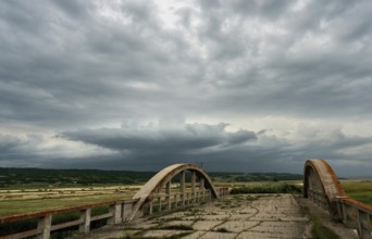 Summer Storms in the Canadian Prairies Dramatic Scenes