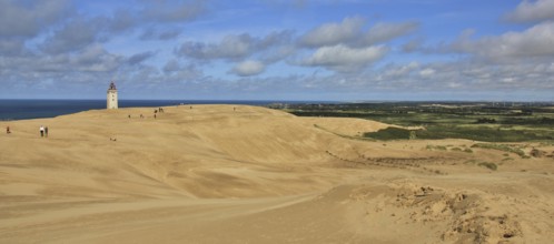 Rubjerg Knude, big sand dune at the west coast of Denmark